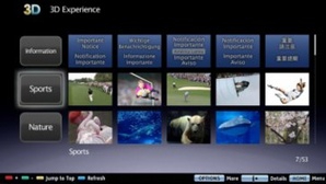 Sony lansează un serviciu de clipuri video 3D