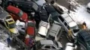 Accident rutier cu implicarea a 176 de maşini: Un om a murit şi alţi 16 au fost răniţi