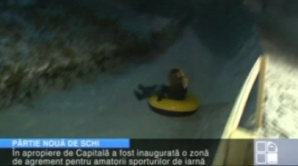 Premieră pentru Moldova: Aseară a fost inaugurată o zonă de agrement pentru pasionaţii sporturilor de iarnă