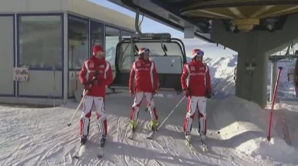 Au profitat de zăpadă din plin: Fernando Alonso şi Felipe Massa au fost într-o vacanţă în munţi