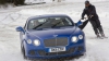 Skijoring cu Bentley VIDEO