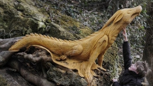 În ce s-au transformat peste noapte copacii dintr-un parc din Yorkshire (FOTO)