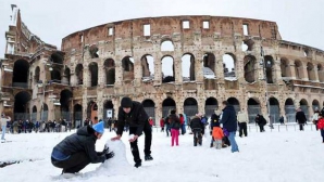 Se dărâmă Colosseumul din cauza vântului şi a zăpezii