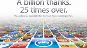  Apple a ajuns la 25 de miliarde de descărcări de aplicaţii 