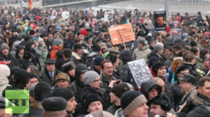 Mii de persoane au protestat astăzi la Moscova 