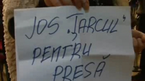 Presa îşi cere drepturile de la autorităţi!