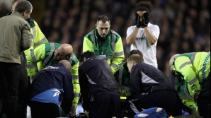 Fabrice Muamba a început să meargă prin spitalul în care este internat 