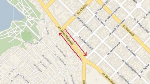 Pe strada Alexei Mateevici se poate circula în ambele sensuri