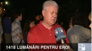 (VIDEO) Comuniştii au aprins 1418 lumânări pentru eroii căzuţi în cel de-al II-lea Război Mondial