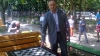 Igor Dodon a instalat mese pentru şah într-un parc din Capitală 