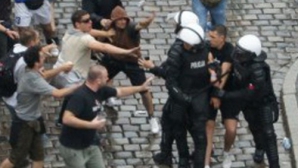 Altercaţii în centrul Varşoviei înainte de meciul dintre naţionala Rusiei şi Poloniei