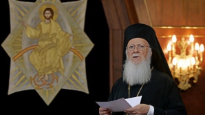 Patriarhul Constantinopolului a fost decorat de preşedintele Timofti cu Ordinul Republicii