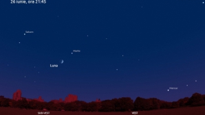 Trei planete vizibile cu ochiul liber pe cer, marţi seara