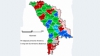  Moldova "colorată" de partide. Predomină verde şi roşu FOTO