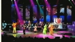 Mickey Mouse şi Ursuleţul Winnie au urcat pe scenă în timpul unui concert dedicat lui Kim Jong-un
