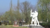 Monument în memoria ostaşilor căzuţi în războiul din Afganistan, la Sîngerei