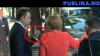 Angela Merkel vrea să se salute cu cetăţenii moldoveni. Filat îi face semn să nu meargă în mulţime? (VIDEO)