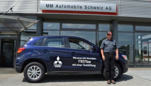 Consum-record cu un Mitsubishi ASX diesel: 3.67 litri/100 km şi 1852 de kilometri cu un singur plin