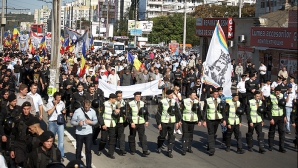 Marşul Unirii de la Chişinău, în cele mai SPECTACULOASE IMAGINI