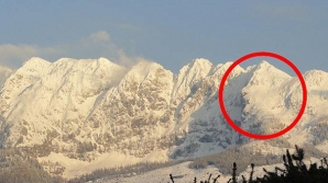 Privelişte ieşită din comun. Chipul lui Einstein, în Alpii Austrieci FOTO