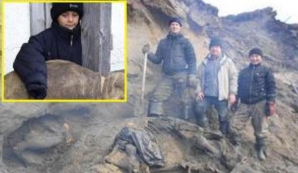 Descoperirea care va face istorie: Un copil din Rusia a găsit un mamut de 30.000 de ani