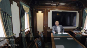 Vladimir Putin în trenul prezidenţial. Vezi pe cine aşteaptă