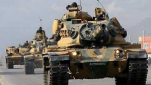 Mai multe tancuri ale armatei turce se îndreaptă spre Siria