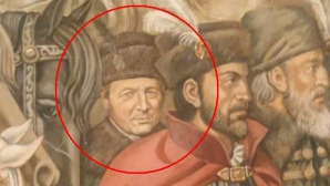 "Boierul" Băsescu, pictat pe pereţii Ministerului Apărării din România