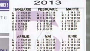 Candidat electoral de "râsul alegătorilor". Toate lunile lui 2013 de pe fluturaşul promoţional au câte 31 de zile