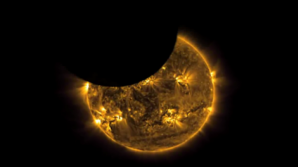 VEZI momentul când Luna a apărut între Pământ şi Soare, surprins de un satelit VIDEO