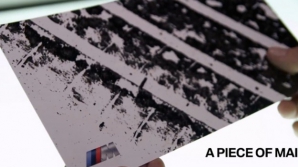 Autostrada.md: Cărţi poştale "tipărite" de un BMW M6 Coupe VIDEO