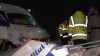 Accident cu implicarea unui microbuz: Şoferul, în stare de ebrietate, neagă că se afla la volan VIDEO