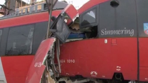 ACCIDENT. Două trenuri s-au ciocnit frontal la periferia oraşului Viena
