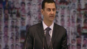 Bashar al- Assad, împreună cu familia sa, s-a refugiat pe o navă de război păzită de marina rusă  
