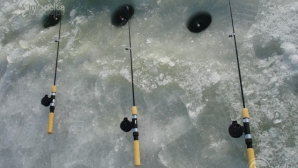 Cei mai buni pescari la copcă. 8.000 de oameni s-au adunat pe un lac îngheţat din Estonia pentru a-şi demonstra abilităţile