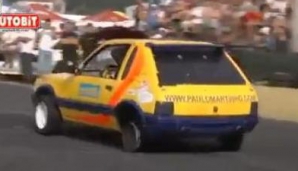 Cel mai rapid Peugeot 205, antrenat la cerculeţe