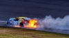 NASCAR Sprint Cup: Jimmie Johnson a devenit lider, iar maşina lui Kyle Busch a luat foc