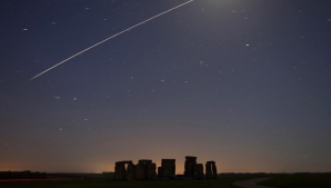 Imagine INEDITĂ: Staţia Spaţială Internaţională survolează Stonehenge