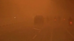 Furtună puternică de nisip în China VIDEO