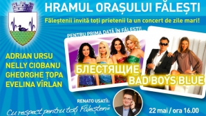 Concert grandios la Făleşti, sponsorizat de un milionar moldovean. Vor cânta Bad Boys Blue şi Блестящие