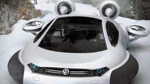Conceptul Volkswagen Aqua - maşina cu pernă de aer, care pluteşte pe apa, zăpadă sau nisip FOTO 