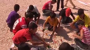 Mai mulţi copii din Siria au marcat, într-un mod inedit, Ziua Mondială a Refugiaţilor