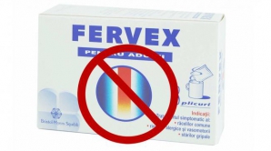 Medicamentul "Fervex", retras de pe piaţă la cererea producătorului francez 