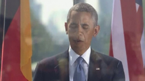 Barack Obama, primul lider american care a ţinut un discurs din partea de est a Porţii Brandenburg de la Berlin 