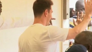 Lionel Messi participă la un program pentru combaterea malariei în Senegal