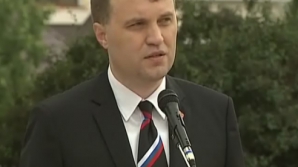 (VIDEO) Evgheni Şevciuk a purtat astăzi la gât drapelul de stat al Rusiei 