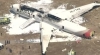 Un avion cu 291 de pasageri s-a prăbuşit pe aeroportul din San Francisco, în timp ce ateriza IMAGINI