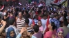 Focuri de artificii la Cairo. Zeci de mii de egipteni s-au adunat pentru a doua noapte consecutiv în Piaţa Tahrir