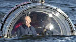 (VIDEO) Putin se dă din nou în spectacol. Liderul de la Kremlin s-a scufundat în Marea Baltică la bordul unui submersibil 