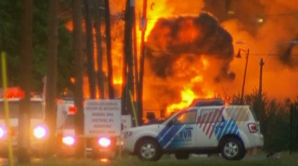 40 de persoane sunt date dispărute, după ce un tren cu produse petroliere a SĂRIT ÎN AER în Canada